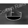 Προφίλ σιδηροδρόμου μηχανισμού κουρτίνας οβάλ 28mm